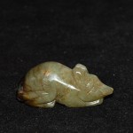 Antike feine Hetian Jade Maus